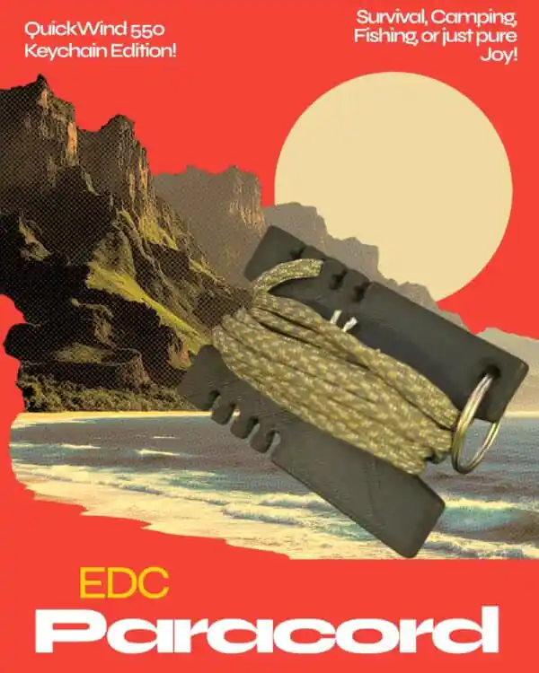 paracord keychain holder