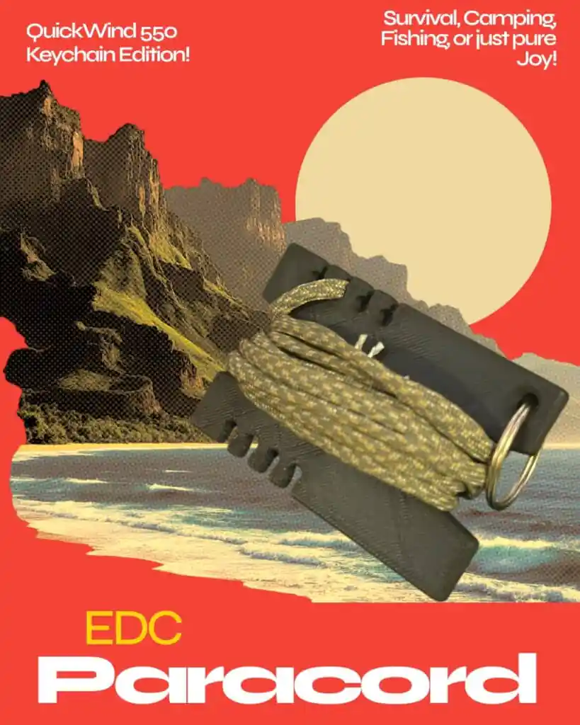 paracord keychain holder