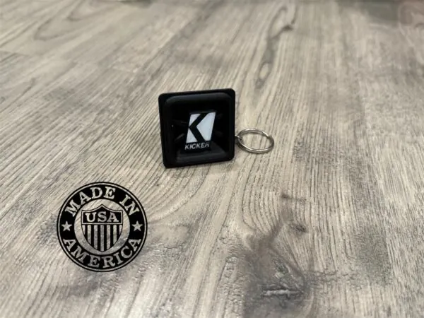 Kicker L7 Subwoofer Keychain – 3D Printed Mini Speaker Gift for Bassheads