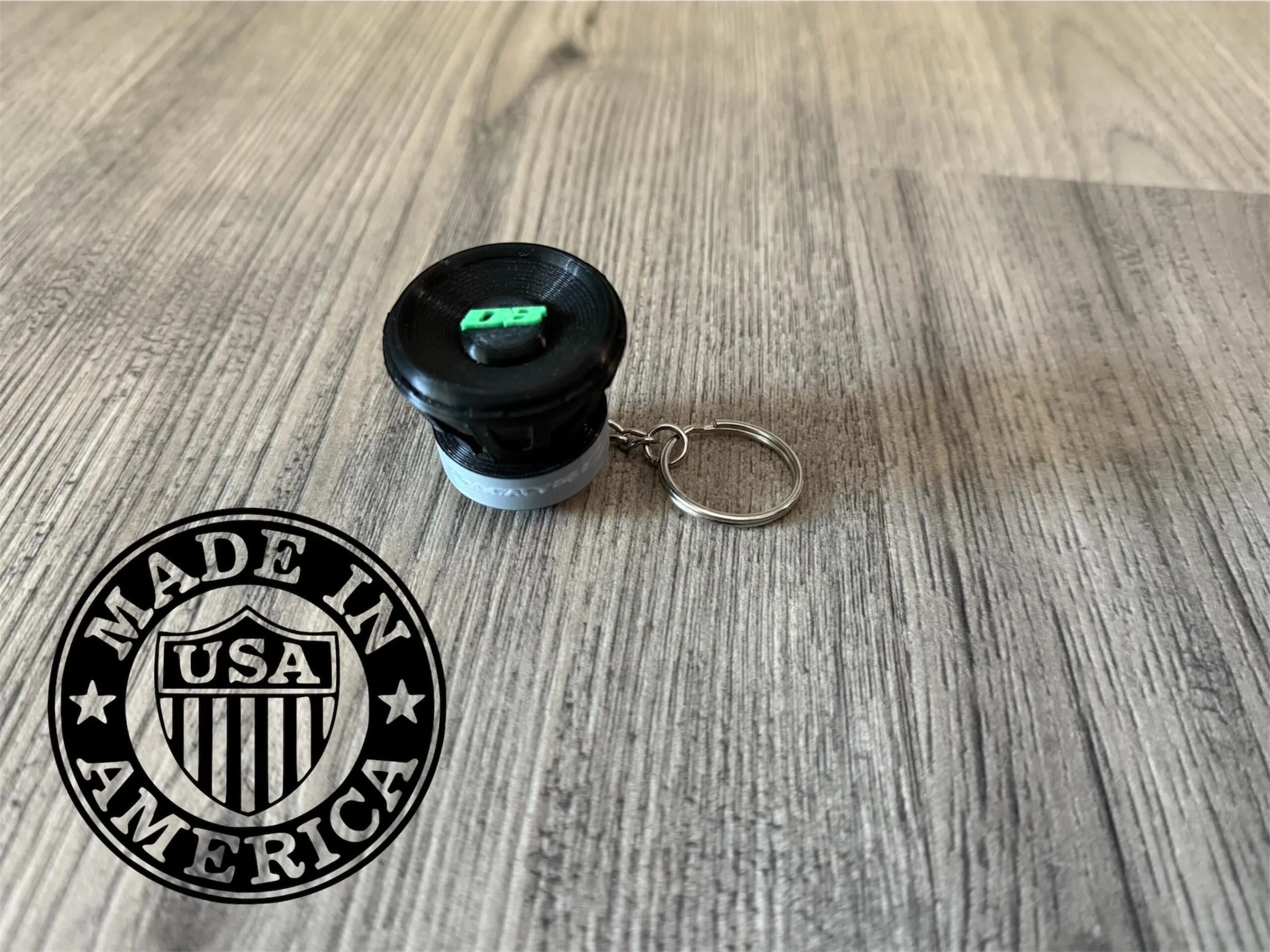 Deaf Bonce Subwoofer Keychain: Audio Enthusiast Gift