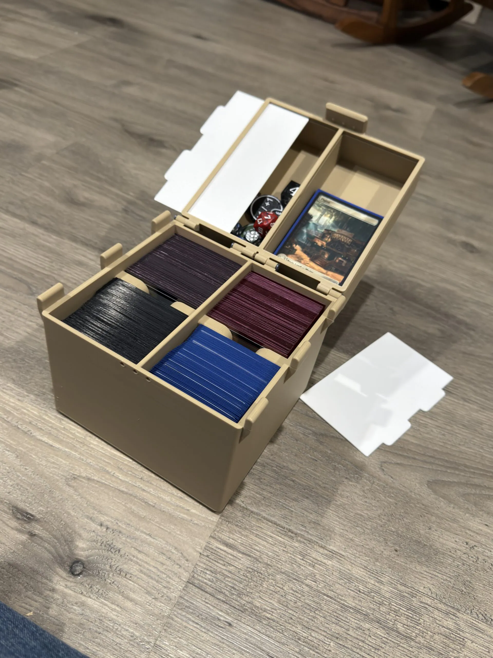 multi deck mtg commander deck box by PrintForge Creations