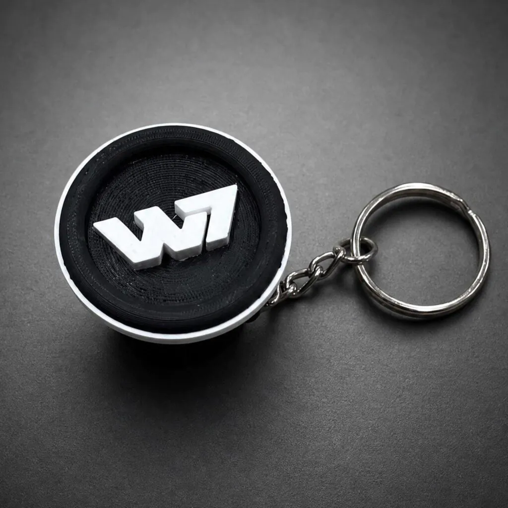 JL Audio W7 Subwoofer Keychain | Basshead Car Audio Gift product photo