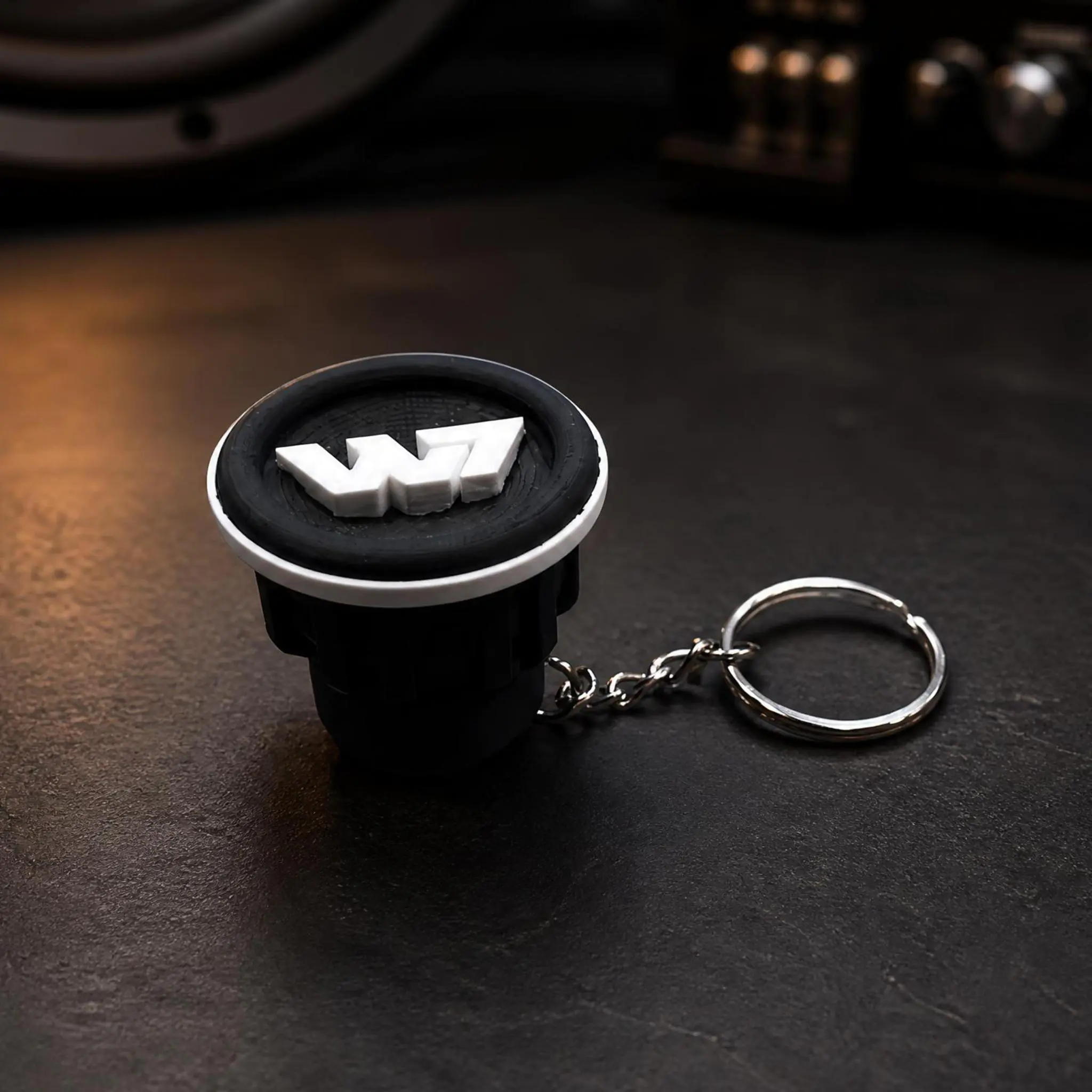 JL Audio W7 Subwoofer Keychain | Basshead Car Audio Gift product photo