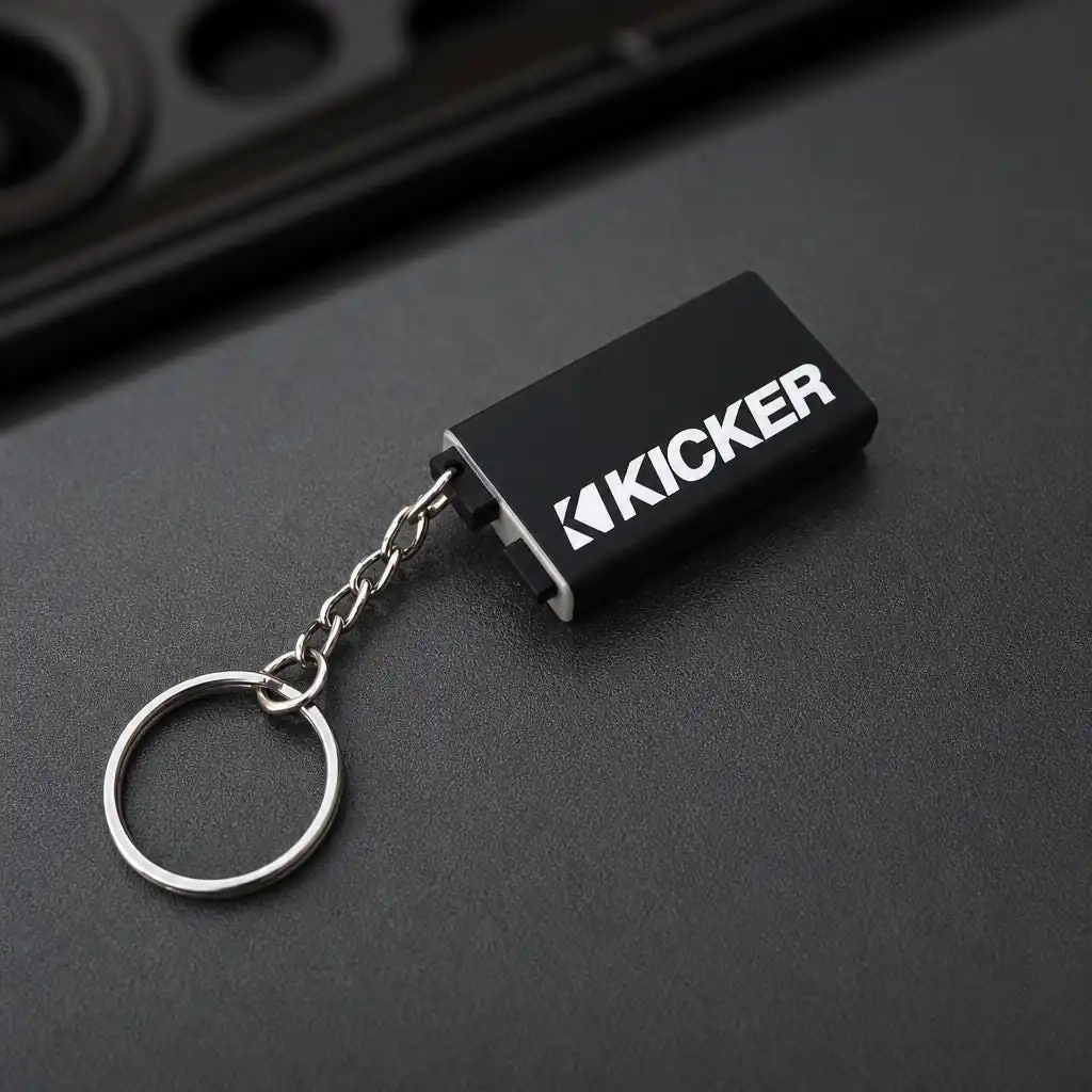 Kicker CXA1800 Amp Keychain | Basshead Car Audio Gift product photo