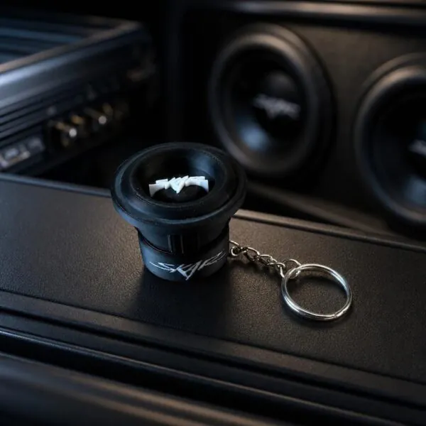 Skar EVL-8 Subwoofer Keychain | Basshead Car Audio Gift product photo